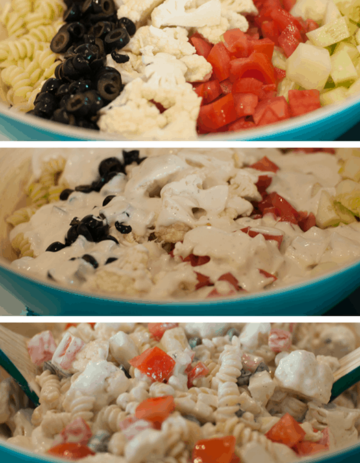 Cauliflower Ranch Summer Salad
