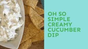 Creamy Cucumber Dip Video