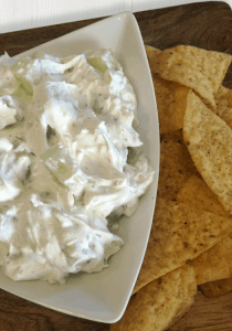 Creamy Cucumber Dip Recipe Feature