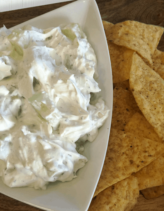 Oh So Simple Creamy Cucumber Dip