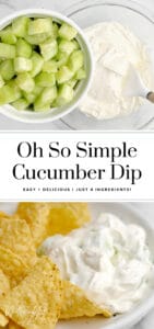Easy Cucumber Dip Pin 1