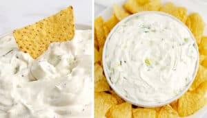 Cucumber Dip with Tortilla Chips