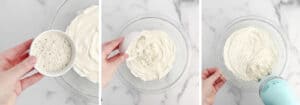 Add Ranch Seasoning to Cream Cheese and Sour Cream Mixture