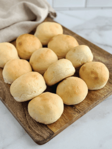 From-Scratch-Bread-Machine-Buns-on-Cutting-Board