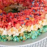 Red White and Blue Corn Flake Cake facebook