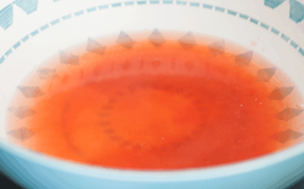 feature images - peach jello