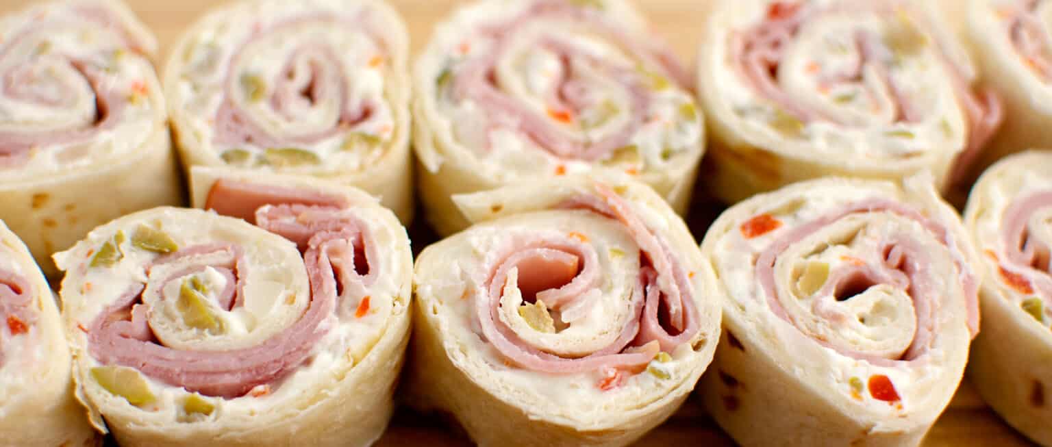 Green Olive, Ham & Cream Cheese Rollups (So Tasty!)