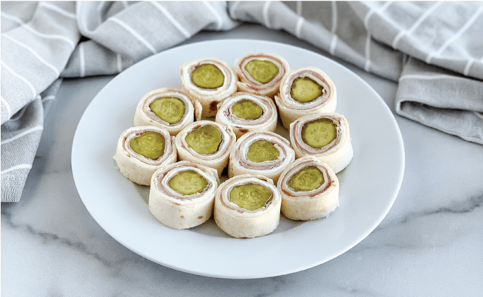 Pickle, Ham & Cream Cheese Roll-ups