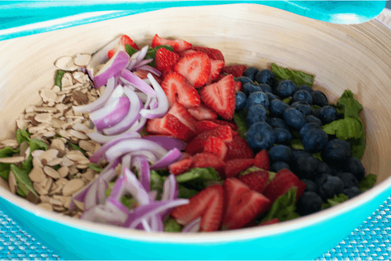 perfect summer dinner - salad