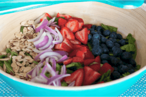 perfect summer dinner - salad