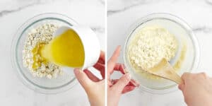 Add Butter to Gorgonzola Mix