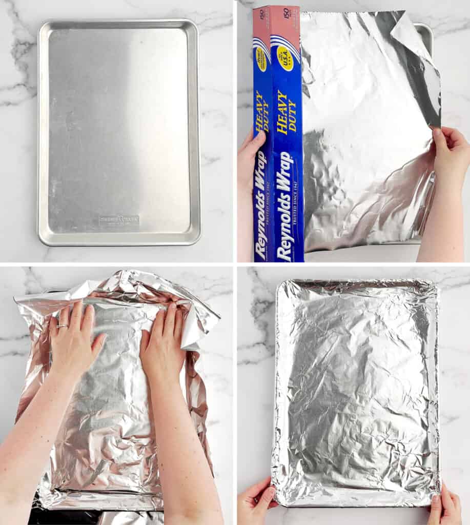 Prepare Sheet Pan with Foil