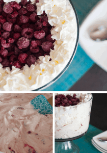 Raspberry Cheesecake Dessert Salad Pin
