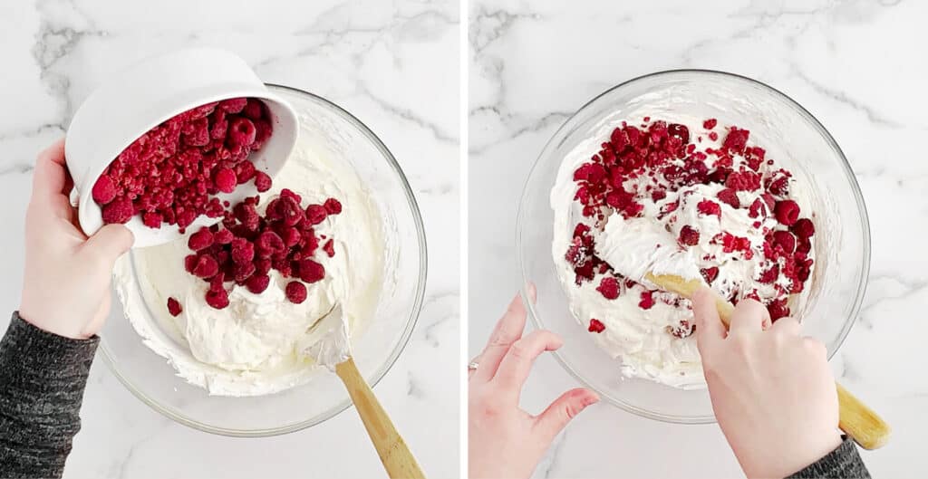 Stir in Raspberries