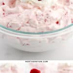 Raspberry Cheesecake Salad Pin1