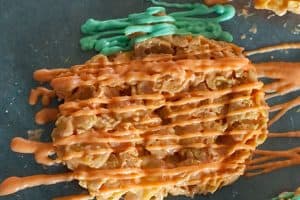 pumpkin-corn-flake-treat-process-green-drizzle