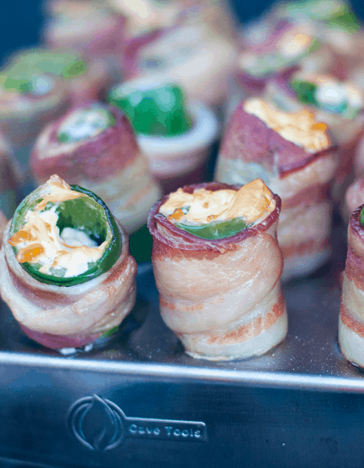 Bacon-Wrapped Jalapeño Poppers