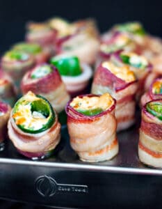 Grilled Bacon Wrapped Jalapeño Poppers