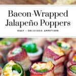 Bacon Wrapped Jalapeño Poppers Pin 2