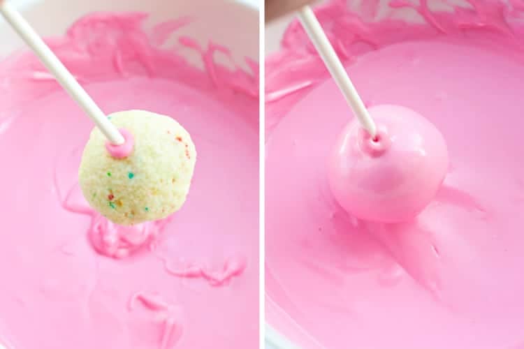 Learn the basics of making cake pops - dip cake pops