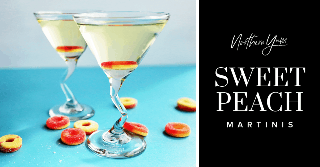 Peach martini recipe sweet peach martinis