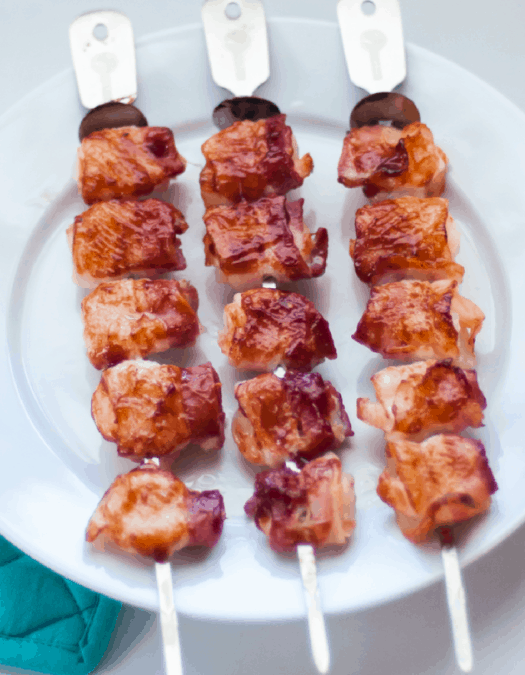 Bacon Wrapped Shrimp Skewers