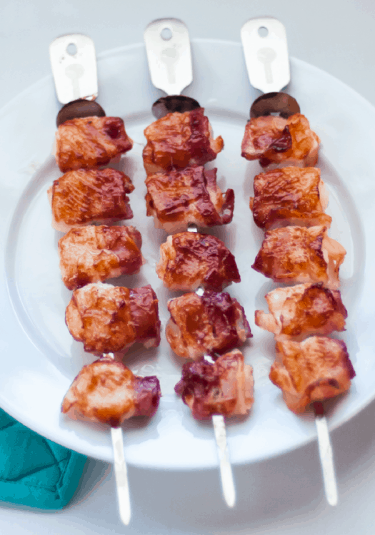 Bacon Wrapped Shrimp Skewers