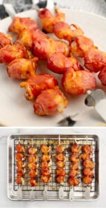 Bacon Wrapped Shrimp Skewers Pin 3
