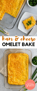 Ham and Cheese Omelet Bake Pin