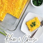 Ham and Cheese Omelet Bake Pin 3