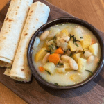 Navy Bean and Root Vegetable Soup
