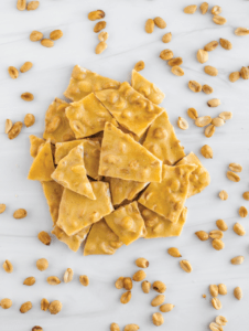 Homemade-Peanut-Brittle-Piled