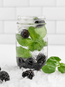Blackberry-Infused-Water-Recipe-with-Basil