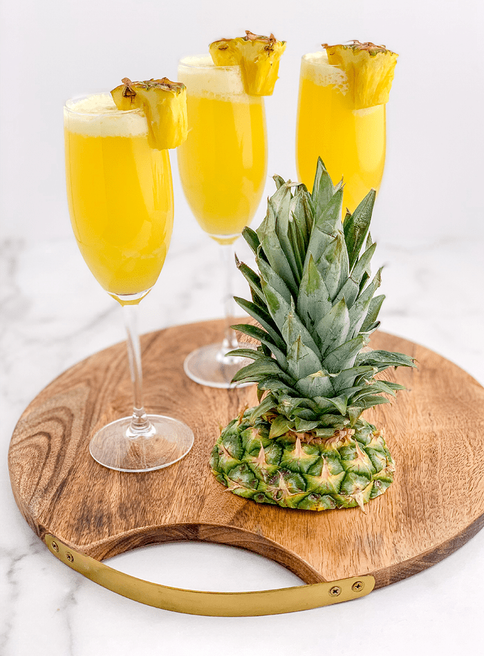 Best* Pineapple Mimosa – A Couple Cooks