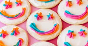 Smiley Face Cookies FB Twitter
