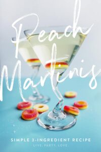 Peach martini recipe sweet peach martinis