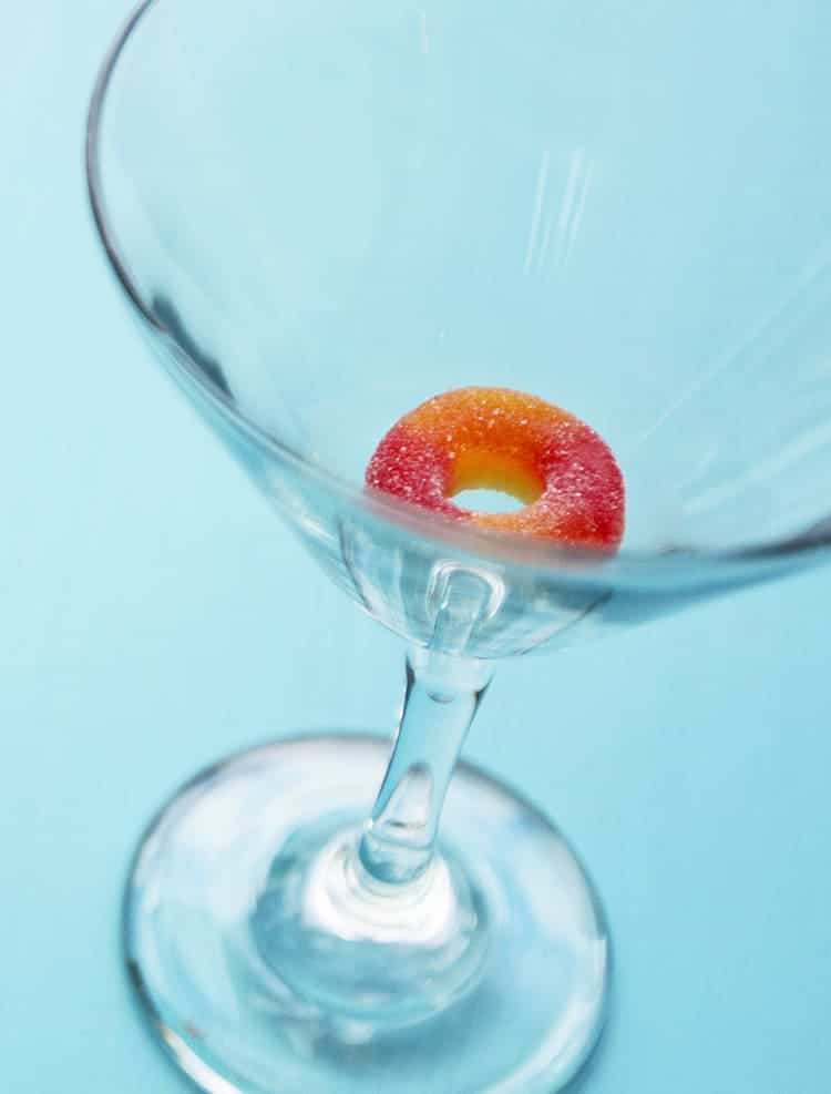 sweet peach martinis peach-o