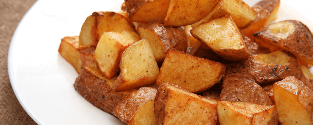 Breakfast Potatoes on a Plate