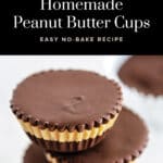 Homemade Peanut Butter Cups Pin