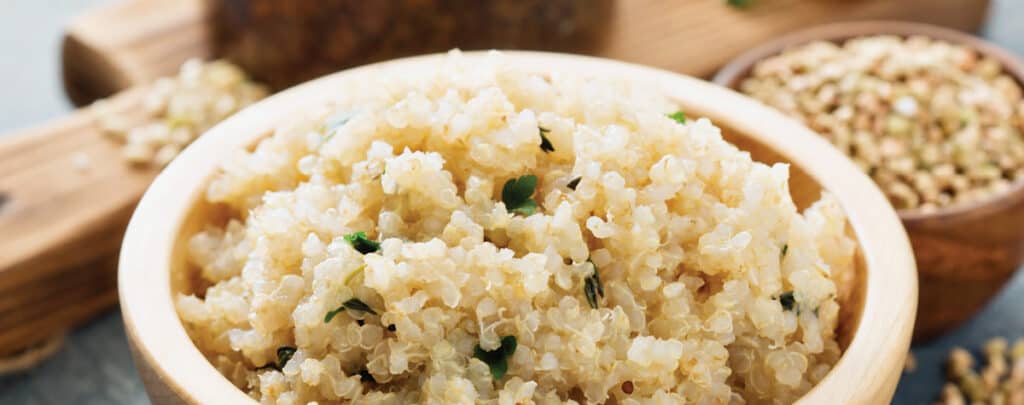 Quinoa in a Bowl with Fresh Herbs