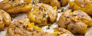 Smashed Potatoes with Fresh Herbs