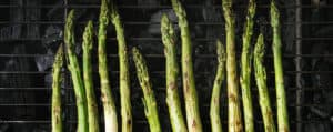 Asparagus Cooking on the Grill