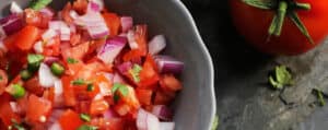 Fresh Salsa in a Bowl