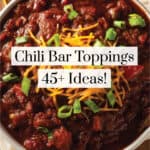 Chili Toppings for Chili Bar Pin 4