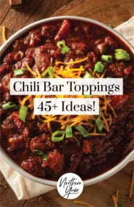 Chili Toppings for Chili Bar Pin 4