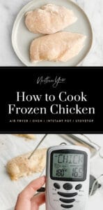 How to Cook Frozen Chicken Pin 4