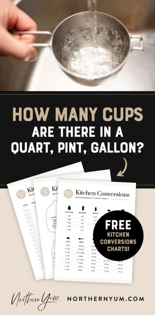 How Many Cups in a Quart Pin 3