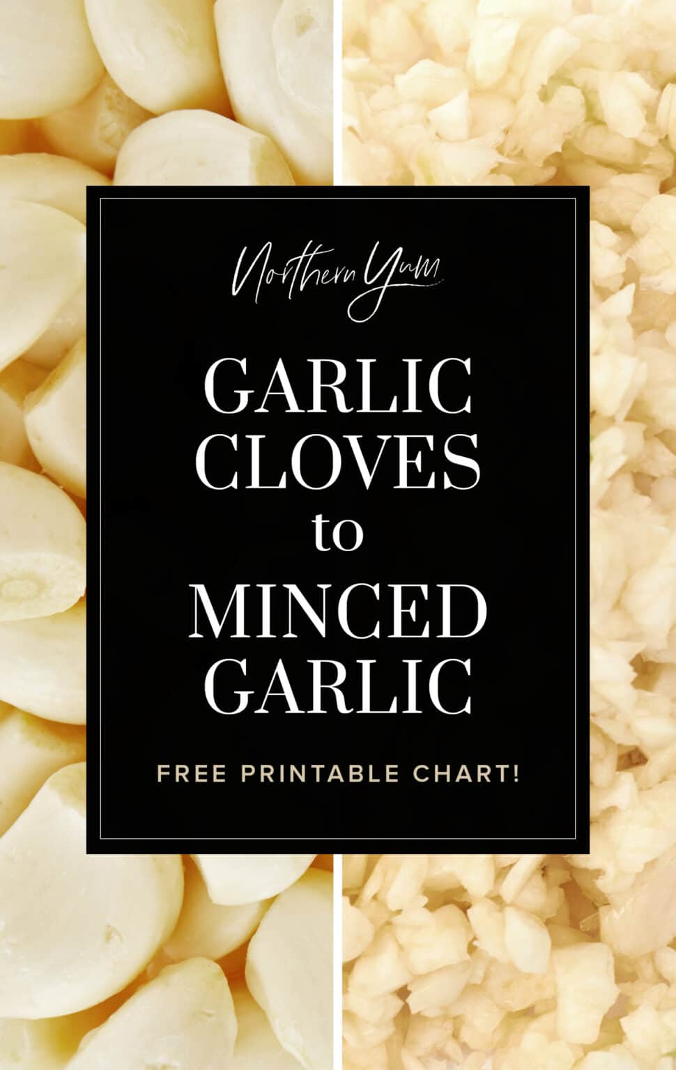 How Much Minced Garlic Equals a Clove? (+ Free Printable Chart!)