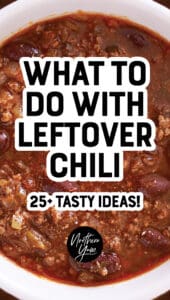 What to Do With Leftover Chili - Pin 1