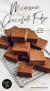 Microwave Chocolate Fudge Pin 1